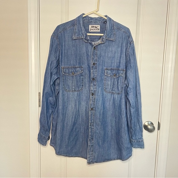 Jaguar Other - Jaguar Casual Denim Button Down Shirt